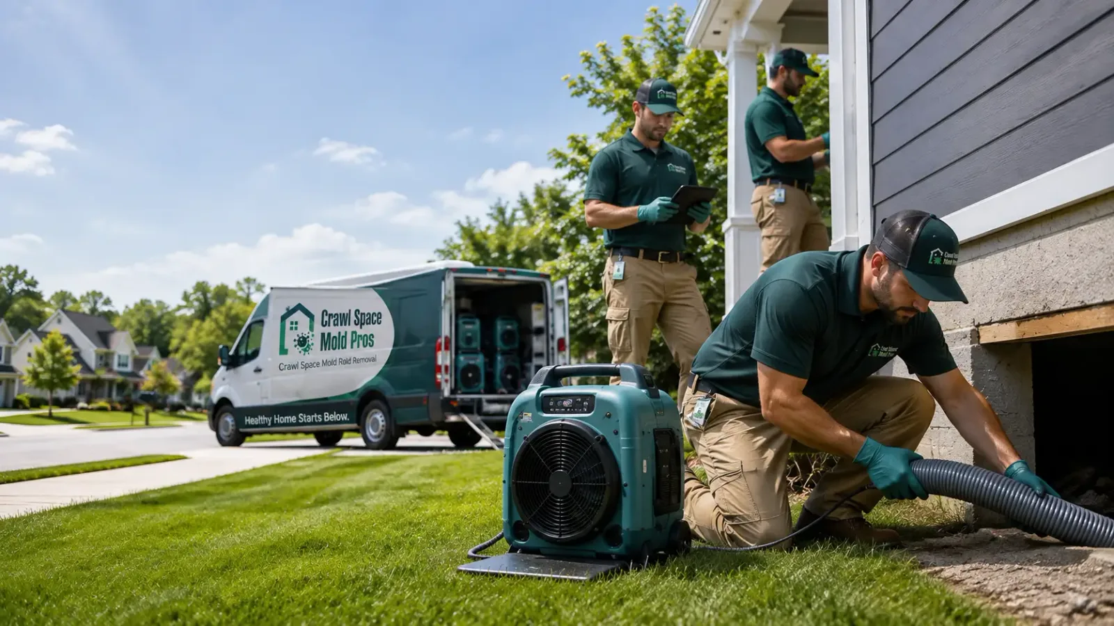 Crawl Space Mold Removal in North Bend, NE